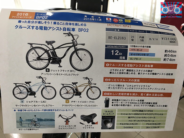 2017年 Panasonic 電動アシスト自転車 新車発表会_e0126901_11074364.jpg