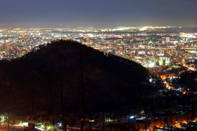 2017年１月20日（金）　冬の夜景（その１）　三角山_a0345007_14495161.jpg