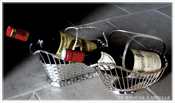 porte bouteille クリストフル製 アンティークのパニエ その2 ボトルバスケット_d0184921_16552653.jpg
