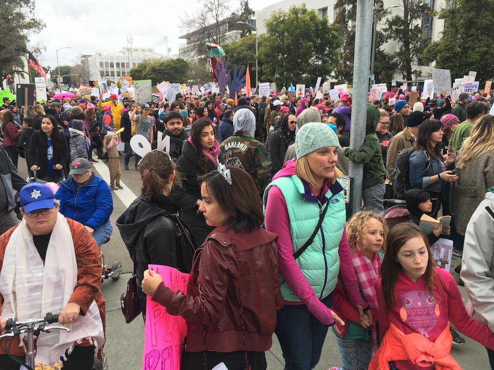 ウーマンズ・マーチに参加しました／ Women\'s March in Oakland_e0310424_15335782.jpg