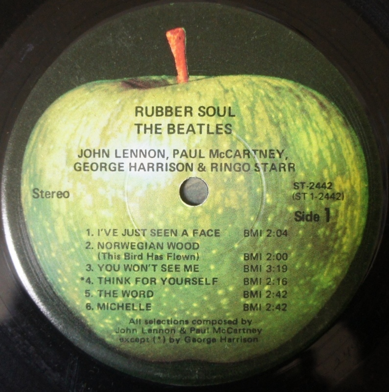 レコード台湾盤THE BEATLES/RUBBER SOUL（FL-1255） 洋楽