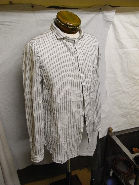 classic frenchwork stripelinen shirt_f0049745_17231986.jpg