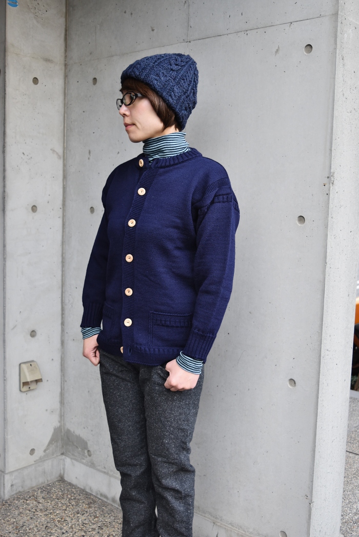 Guernsey Woollens Knitwear。。。今に･･これからに･･･Traditional Guernsey CARDIGAN！★！_d0152280_1910469.jpg