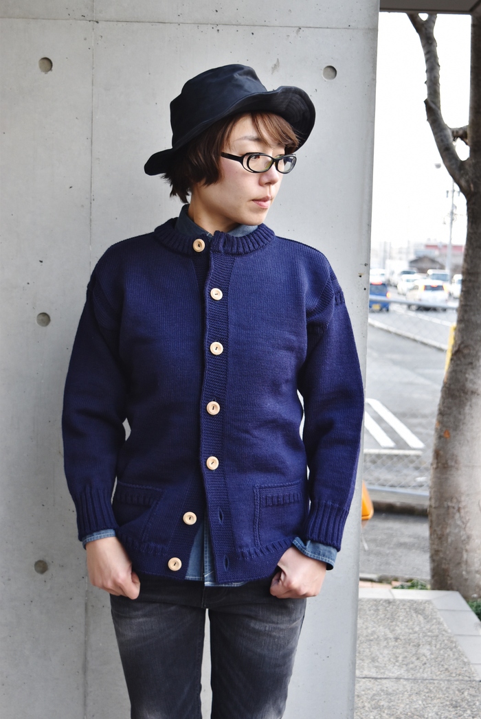 Guernsey Woollens Knitwear。。。今に･･これからに･･･Traditional Guernsey CARDIGAN！★！_d0152280_1984671.jpg