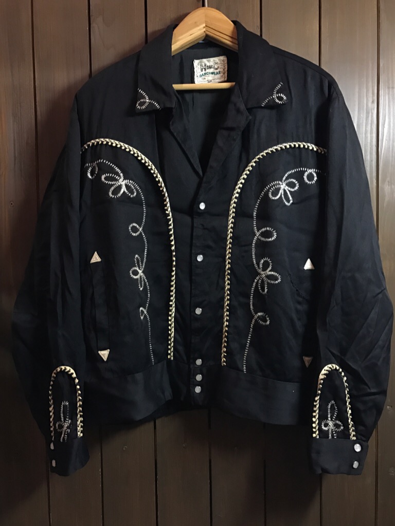 神戸店1/25(水)ヴィンテージ入荷!#2 50's HbarC Black Rayon Western