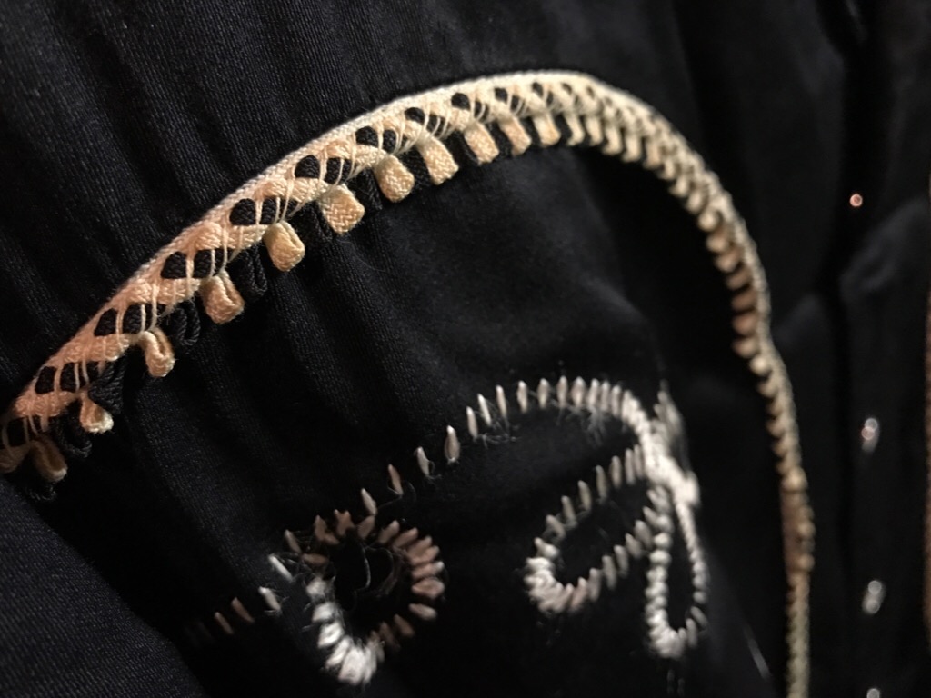 神戸店1/25(水)ヴィンテージ入荷!#2 50\'s HbarC Black Rayon Western Blouson!Mix Item!!!_c0078587_1858544.jpg