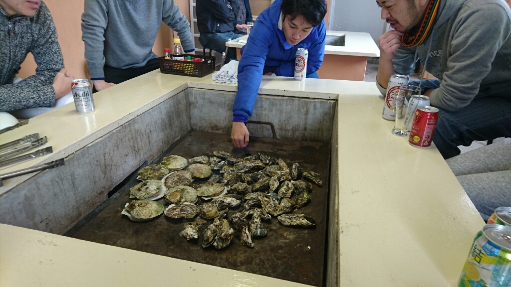 一番町珍走団牡蠣ツアー。_b0334704_21095987.jpg