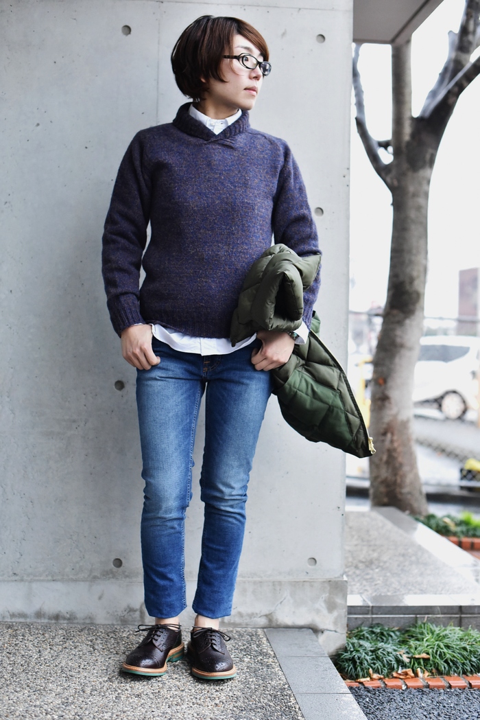 Guernsey Woollens Knitwear。。。今に･･これからに･･･Traditional Guernsey CARDIGAN！★！_d0152280_759427.jpg