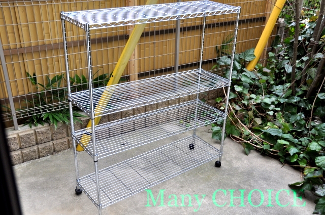 オールドヴィレッジ バターミルクペイント スチールラックを塗装 味わいを増していくもの達 時を刻む革小物 Many Choice 使い手と共に生きるタンニン鞣しの革