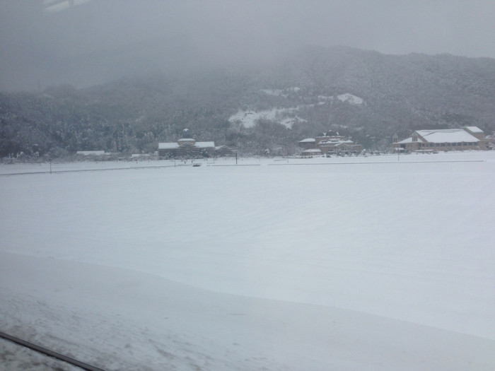 雪の中でブーケの撮影_f0155431_21430619.jpg