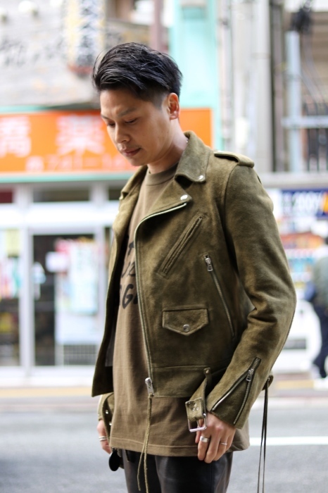 ジャケット・アウター COW SUEDE W RIDERS COW SUEDE W RIDERS