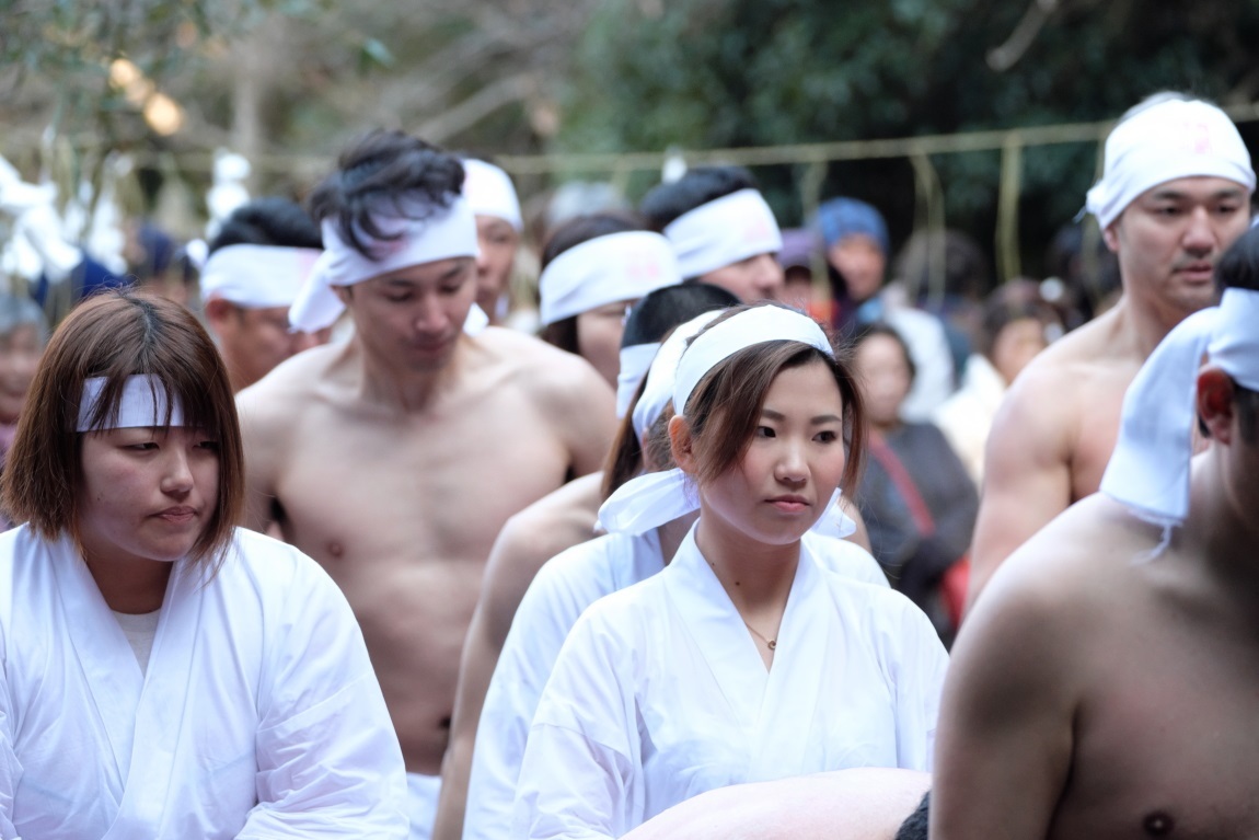 大寒の禊行 ４ 女子編 鹿島神宮 ２０１７ ０１ ２２ 常陸のt S Blog