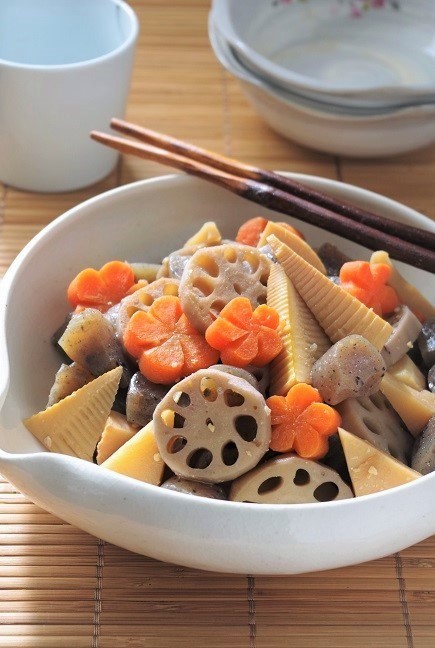 常備菜にも!根菜とこんにゃくのごま味噌煮_f0168317_20020975.jpg