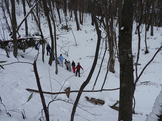 2017.01.22の雪上トレッキングの様子です_b0189727_13541178.jpg