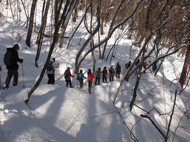 2017.01.22の雪上トレッキングの様子です_b0189727_13594792.jpg