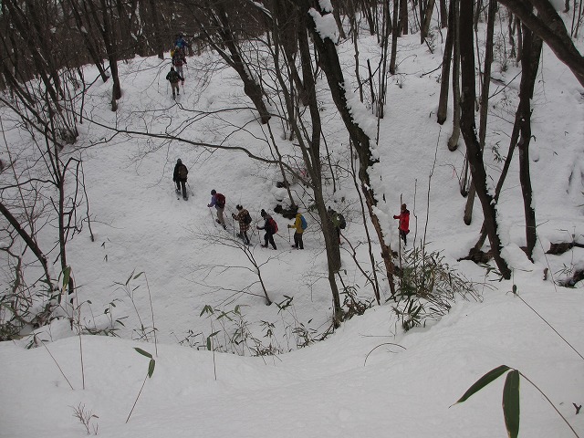 2017.01.22の雪上トレッキングの様子です_b0189727_13595944.jpg