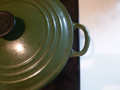 LE CREUSET 22cm　　コトコト　コトコト_a0165160_14503834.jpg