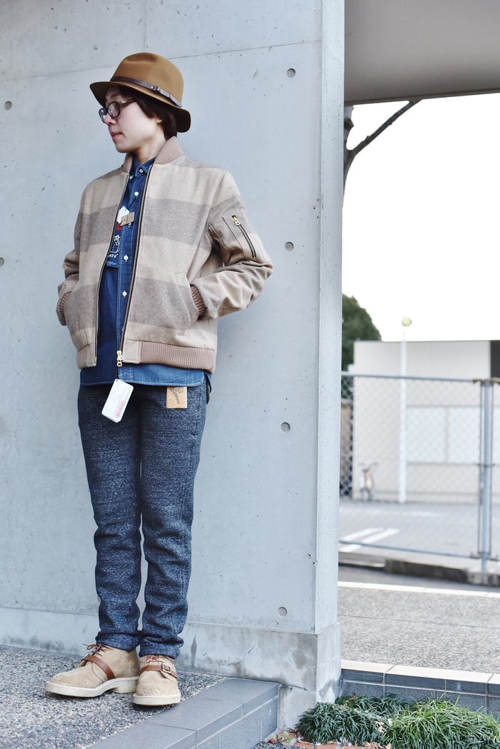 Kepani ・・・ MELANGE SWEAT LONG PANTS (別注)!★!_d0152280_2336464.jpg