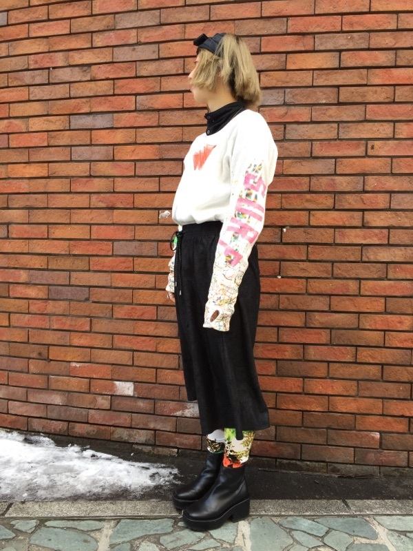 ワッフル天竺シェフスリーブロンtチカーノプリント ファッション ビューティー部門 Sapporo Staff Blog