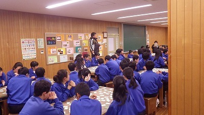 中部中学校の自然教室　1日目_a0166454_19095057.jpg