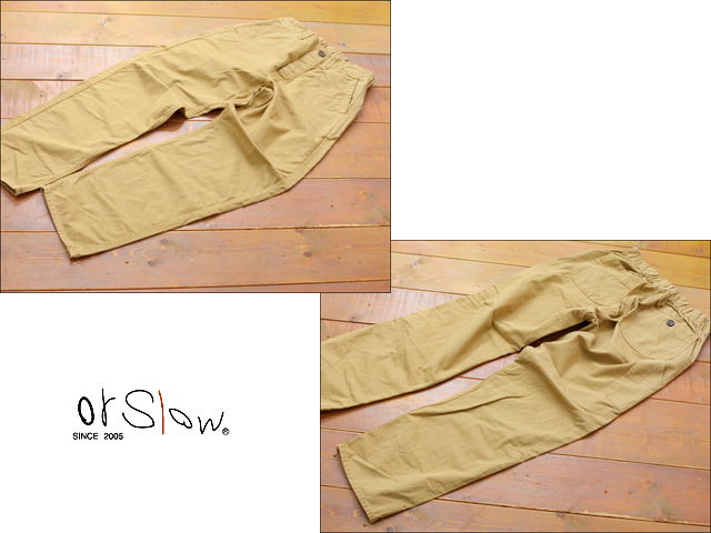 orslow[オアスロウ] FRENCH WORK PANTS[03-5000-40] フレンチワークパンツ KHAKI・カーキ_f0051306_18444453.jpg