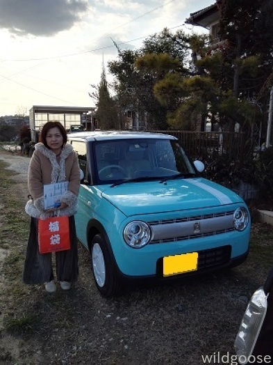 祝☆納車　新車ラパン　ご成約ありがとうございました(^-^*)_c0213517_14275766.jpg