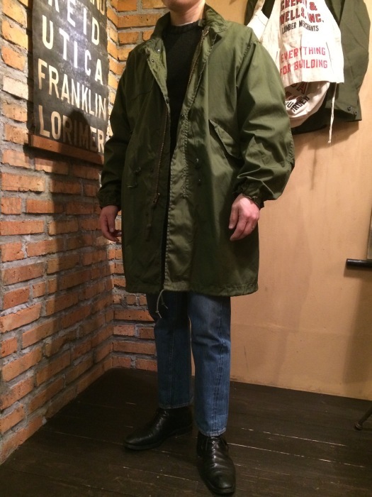 70's U.S. army M-65 fish tail parka : BUTTON UP clothing