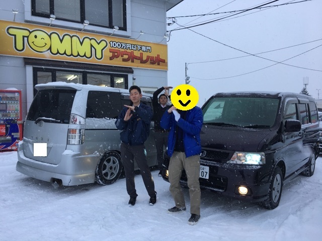 １月２８日(土)TOMMYアウトレット★ステップワゴンY様&ヴォクシーT様納車♪キューブH様&フーガM様ご成約♪_b0127002_17501882.jpg