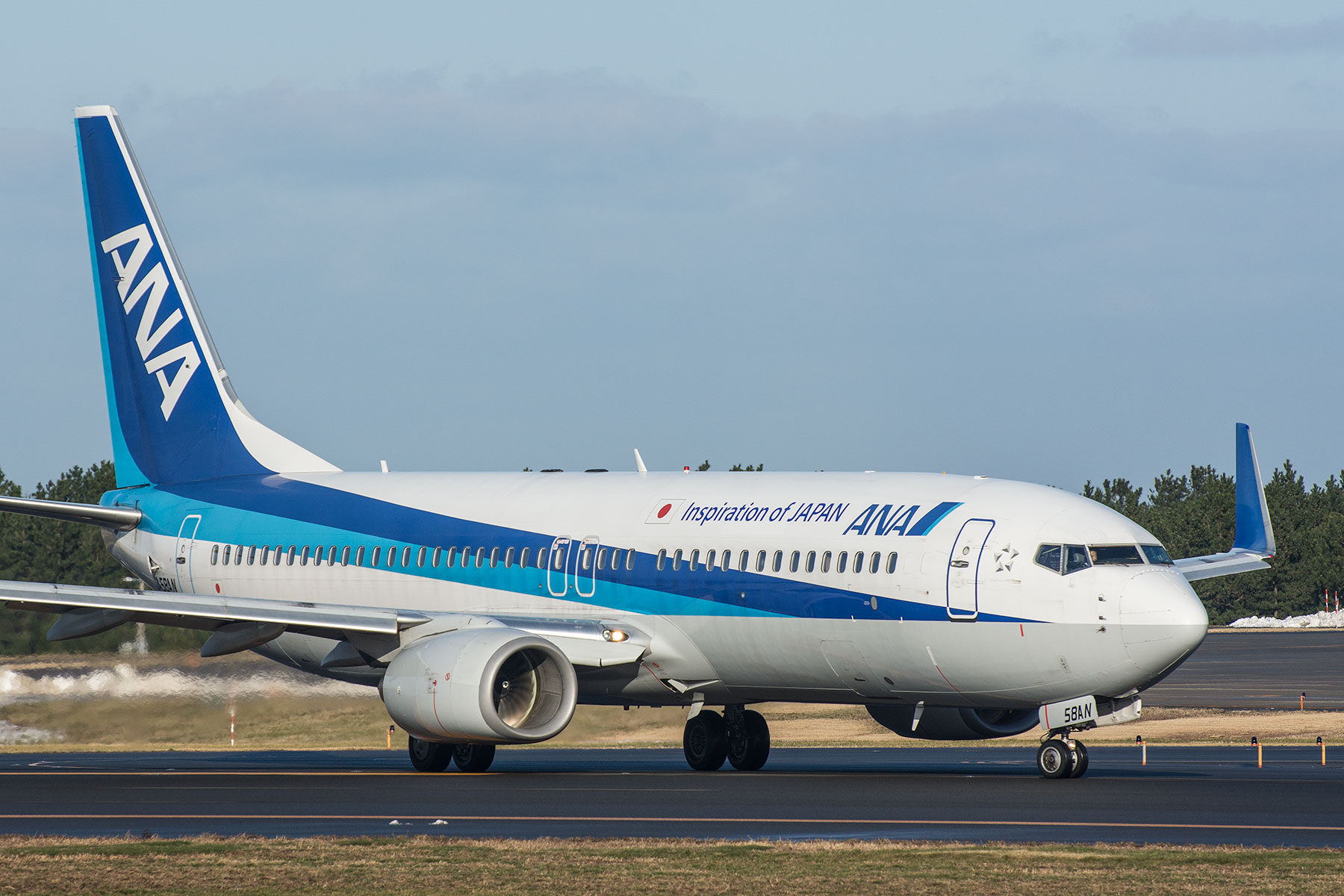 BOEING 737-800 / JA58AN : SKY LOUNGE GARDEN -transporter side- BOEING 737-800 / JA58AN : SKY LOUNGE GARDEN -transporter side-