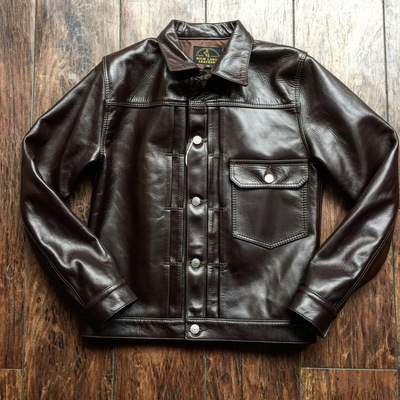 HIGH LARGE LEATHERS [HORSEHIDE JACKET] “Oklahoma City WW II