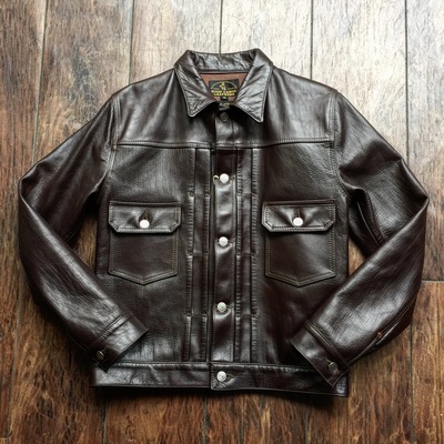 ジャケット・アウター HIGH LARGE LEATHERS Still Water 38 NEW : HIGH LARGE LEATHERS [HORSEHIDE JACKET] “Oklahoma City