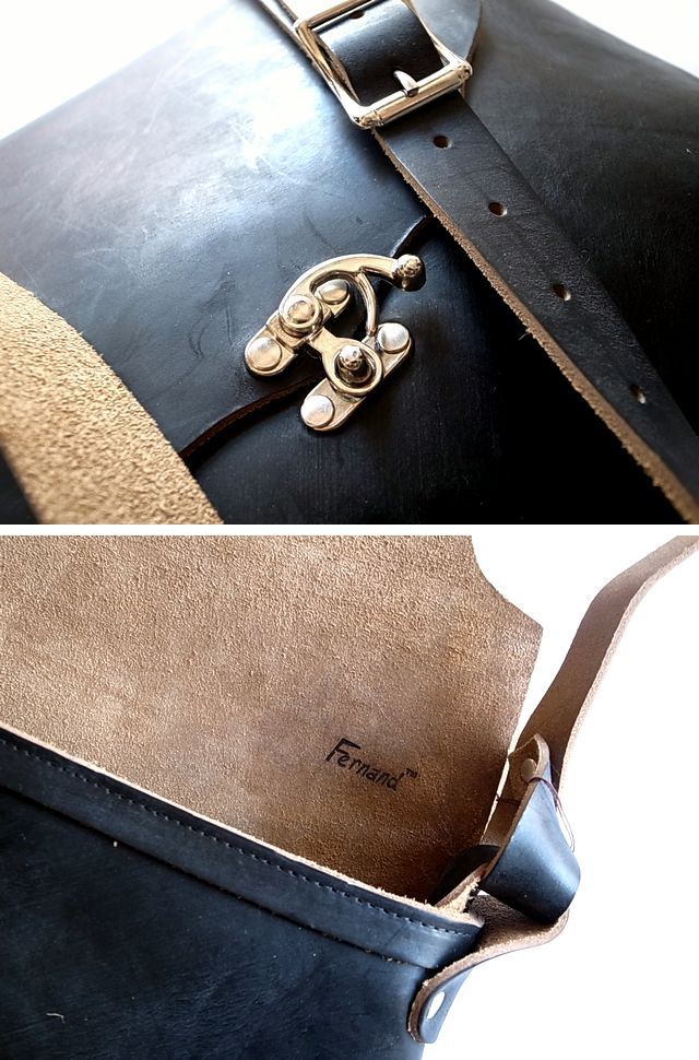 FERNAND LEATHER HORIZONTAL LATCH POUCH(L) : TODAY IS THE DAY