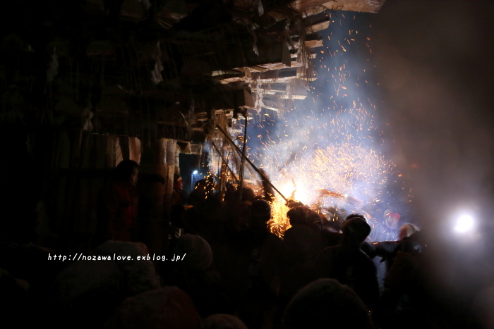 1/15 道祖神祭り本番_e0162089_22504811.jpg