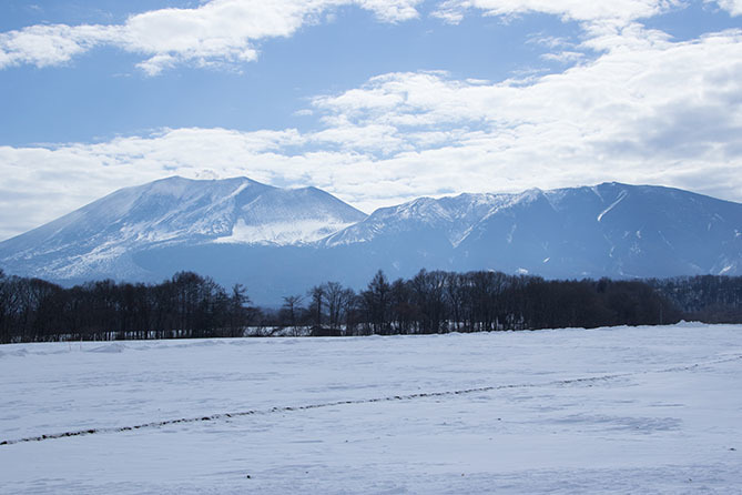 北軽井沢〜二度上峠「四阿山・浅間山」(170130)_a0087804_14044083.jpg