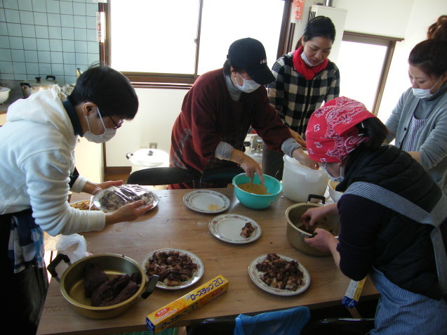 西島さんと味噌作り(＾＾)_e0356470_13243858.jpg