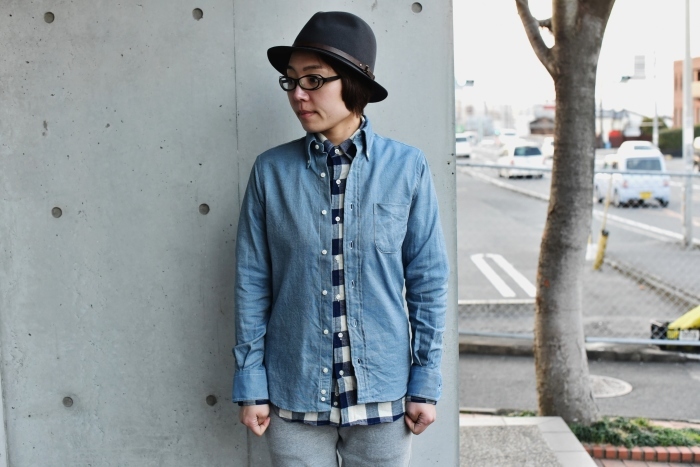 INDIVIDUALIZED SHIRTS ・・・ CHECK NELL B/D SHIRTS (NEW)!★!_d0152280_19323105.jpg