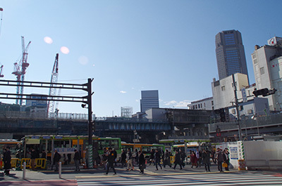 1月30日(月)今日の渋谷109前交差点_b0056983_13572813.jpg