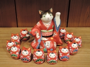 松本浩子　作品　５個セット　入手困難　猫 松本浩子作品5個セット入手困難