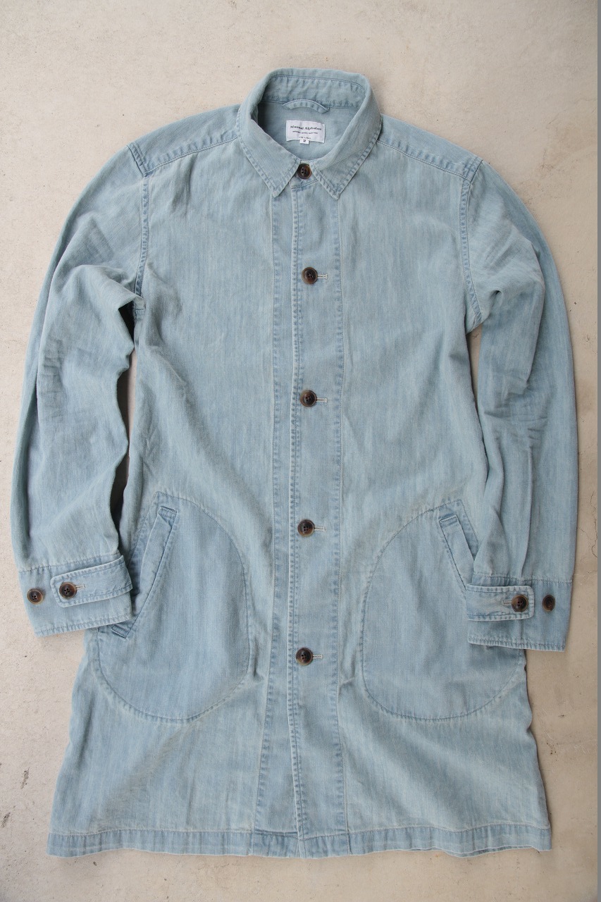 新色入荷！6oz DENIM SHT COAT -MA-J-141-/BLUE_b0139233_11495898.jpg