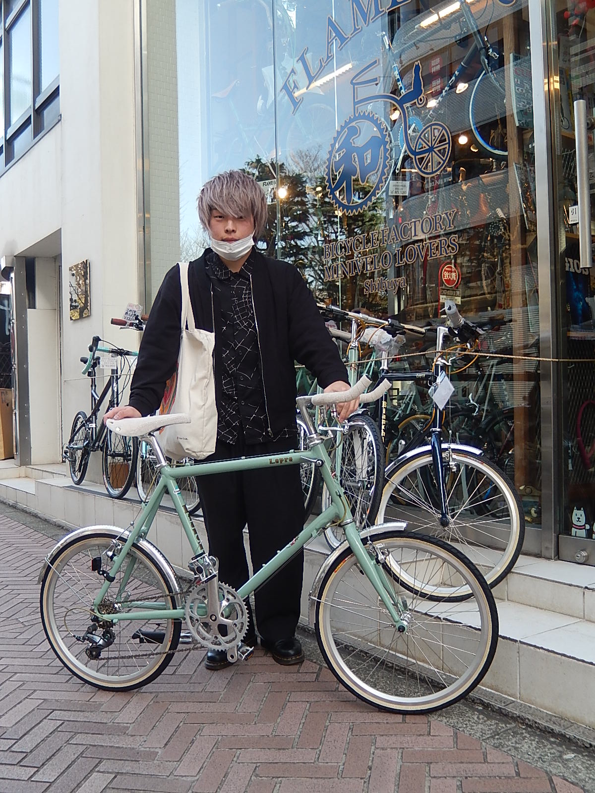 2月3日　渋谷　原宿　の自転車屋　FLAME bike前です_e0188759_184377.jpg