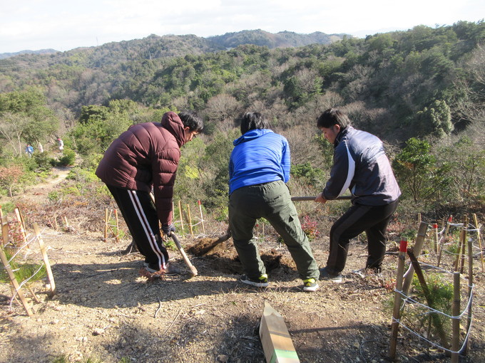 里山活動＆岬高・植樹看板立て　　by　　（ナベサダ）_f0053885_19323940.jpg