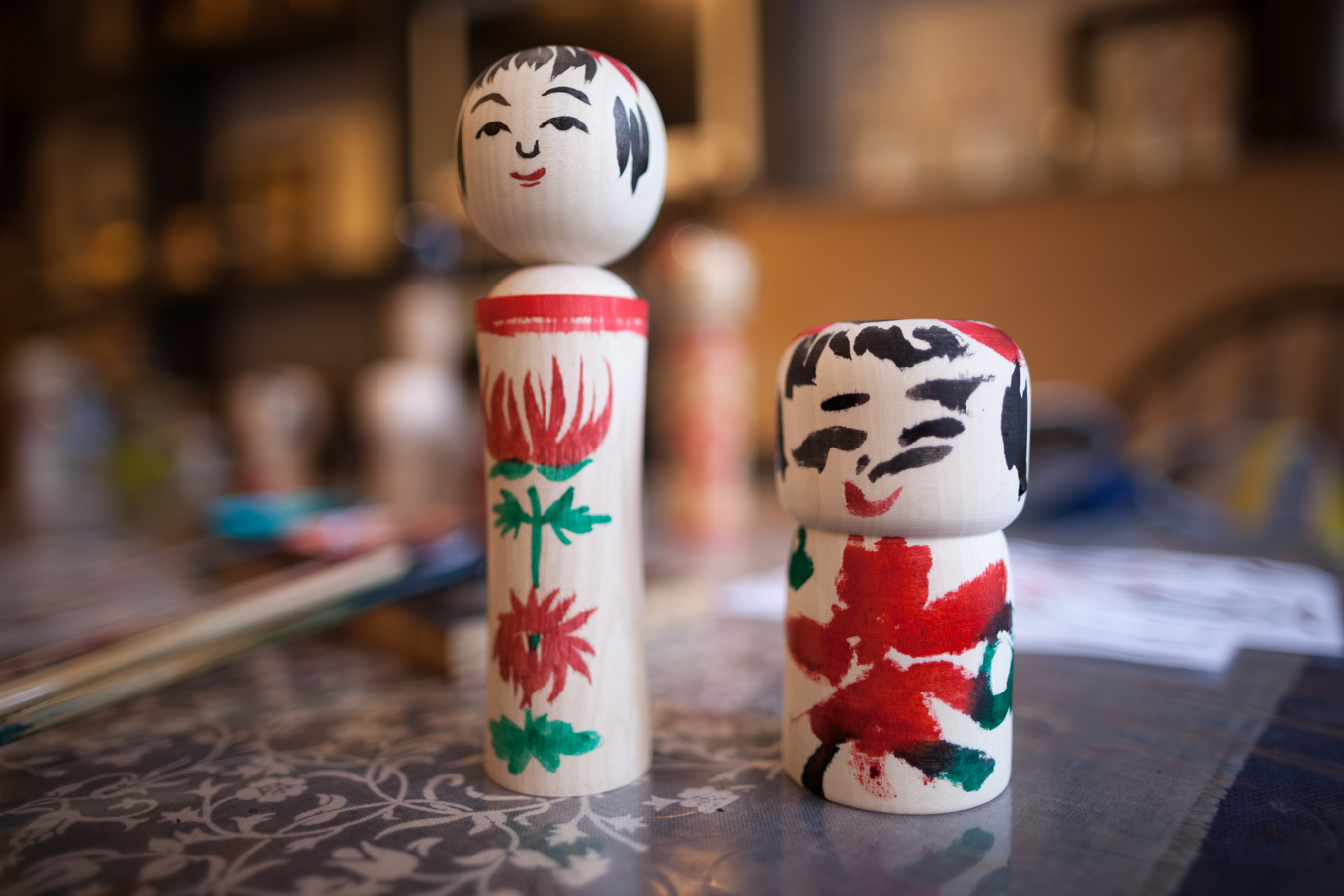 鳴子温泉郷～こけしの絵付け : Full of LIFE