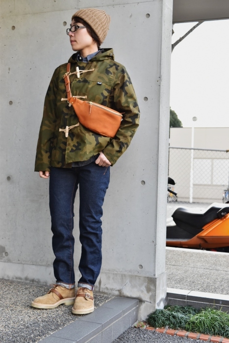 問い合わせ多いです。。。Gloverall　SHORT DUFFLE JACKET (CAMO柄 SHOWER CLOTH)！★！_d0152280_10475372.jpg