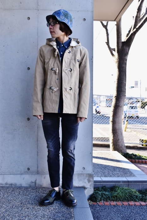 問い合わせ多いです。。。Gloverall SHORT DUFFLE JACKET (CAMO柄 SHOWER CLOTH)!★!_d0152280_10504087.jpg
