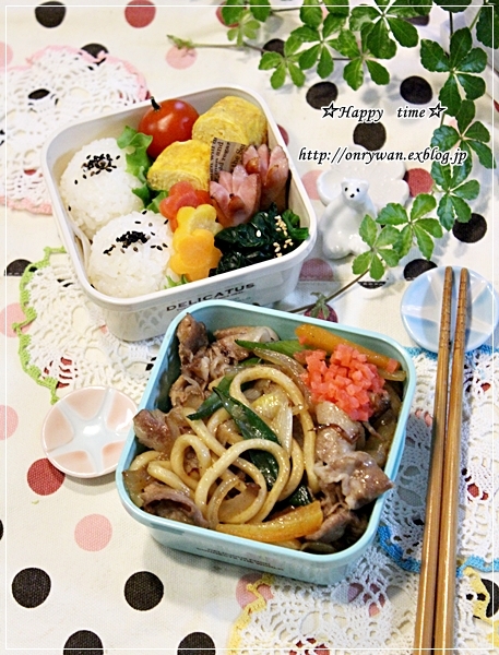 焼きうどん弁当と常備菜作り♪_f0348032_18332625.jpg