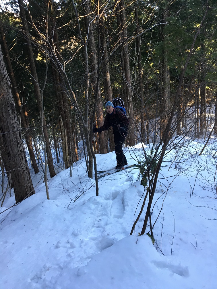 道後山・南斜面登山と雪中キャンプ_d0007657_14524535.jpg