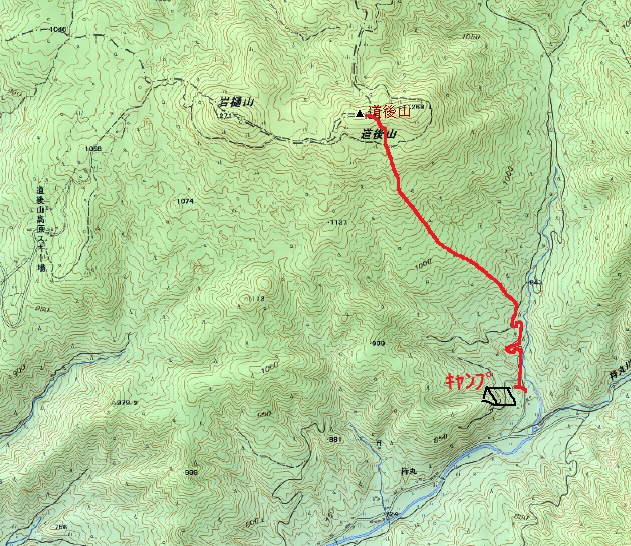 道後山・南斜面登山と雪中キャンプ_d0007657_15131911.jpg