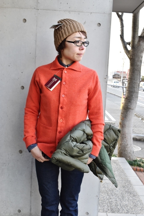 素敵な梅春モノの御紹介です。。。William Lockie ・・・ Lambs WOOL Light CARDIGAN!★!_d0152280_11433823.jpg