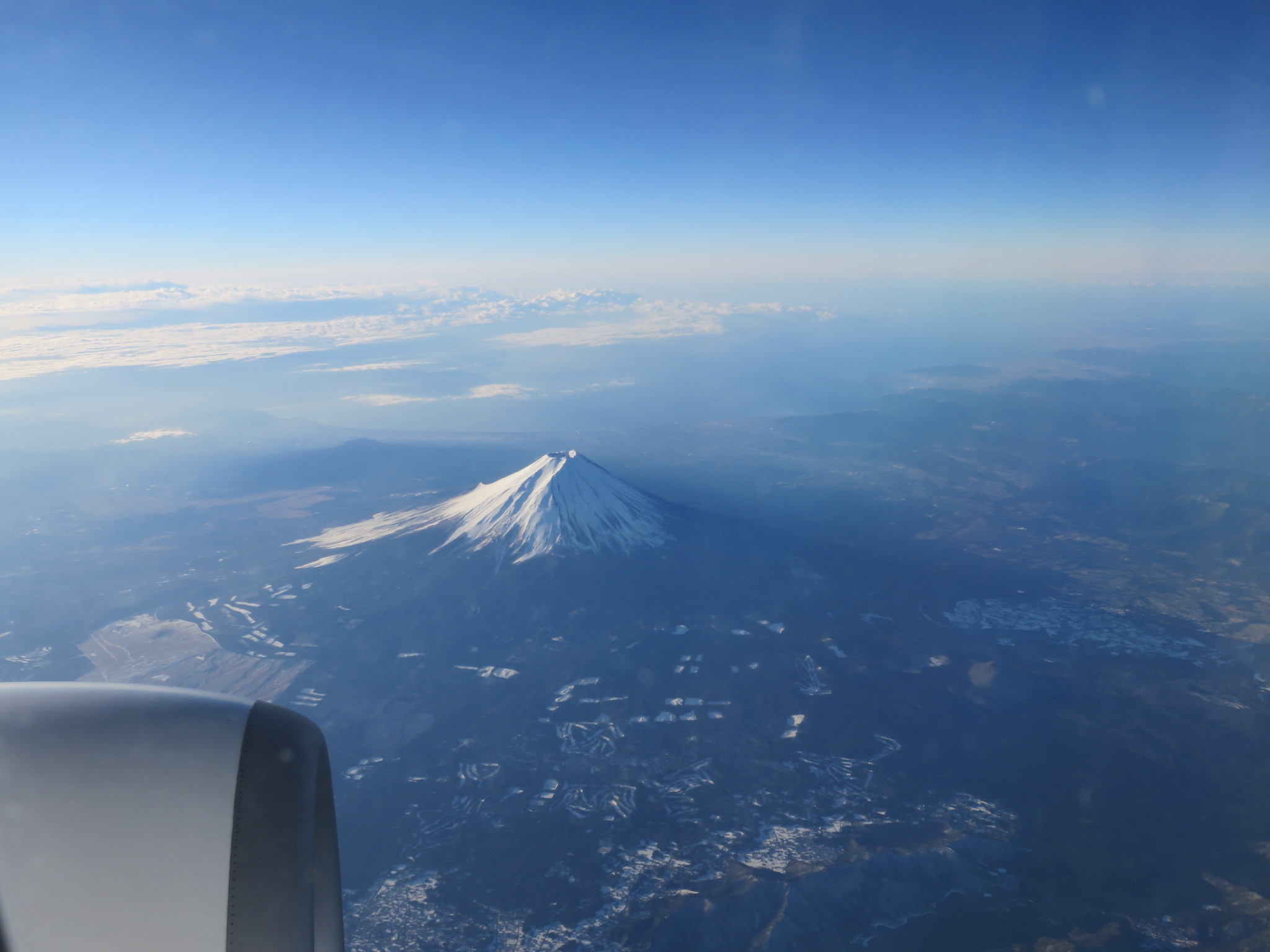 せとうち旅行③　飛行機から富士山_a0057402_01283564.jpg