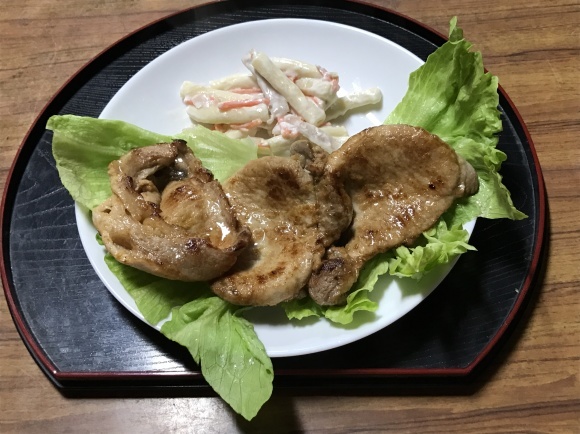 豚肉の生姜焼き_f0350959_21401043.jpg